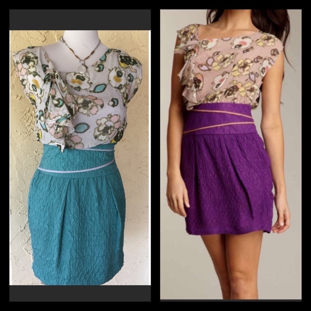 Hype silk mini dress